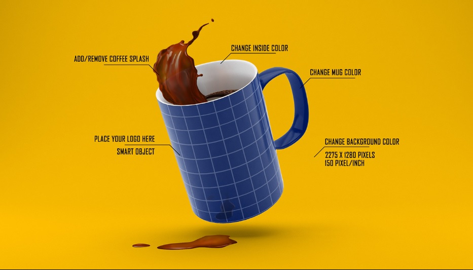 Once you've completed creating your iphone mockup, easily download it as a jpeg or png image. Download Free Mug Logo Mockup Mug Mockup Free Download