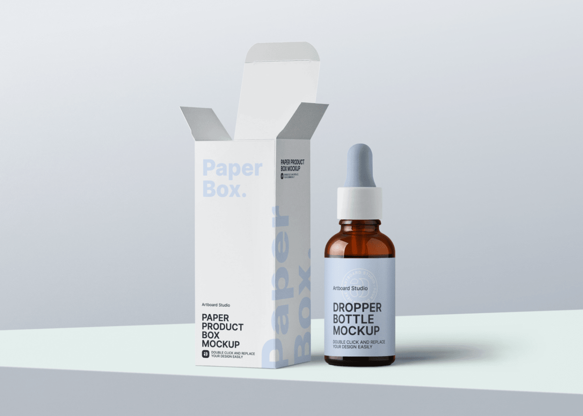 Find & download free graphic resources for bottle. Amber Glass Dropper Bottle W Paper Box Mockup Template