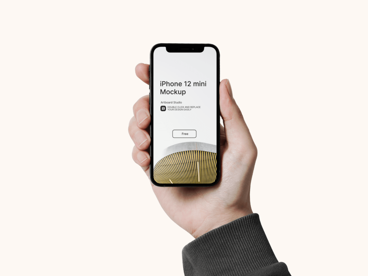 Recommend size 1284px * 2778px, we support jpg, png and psd. Free Iphone 12 Mini Mockup Scene