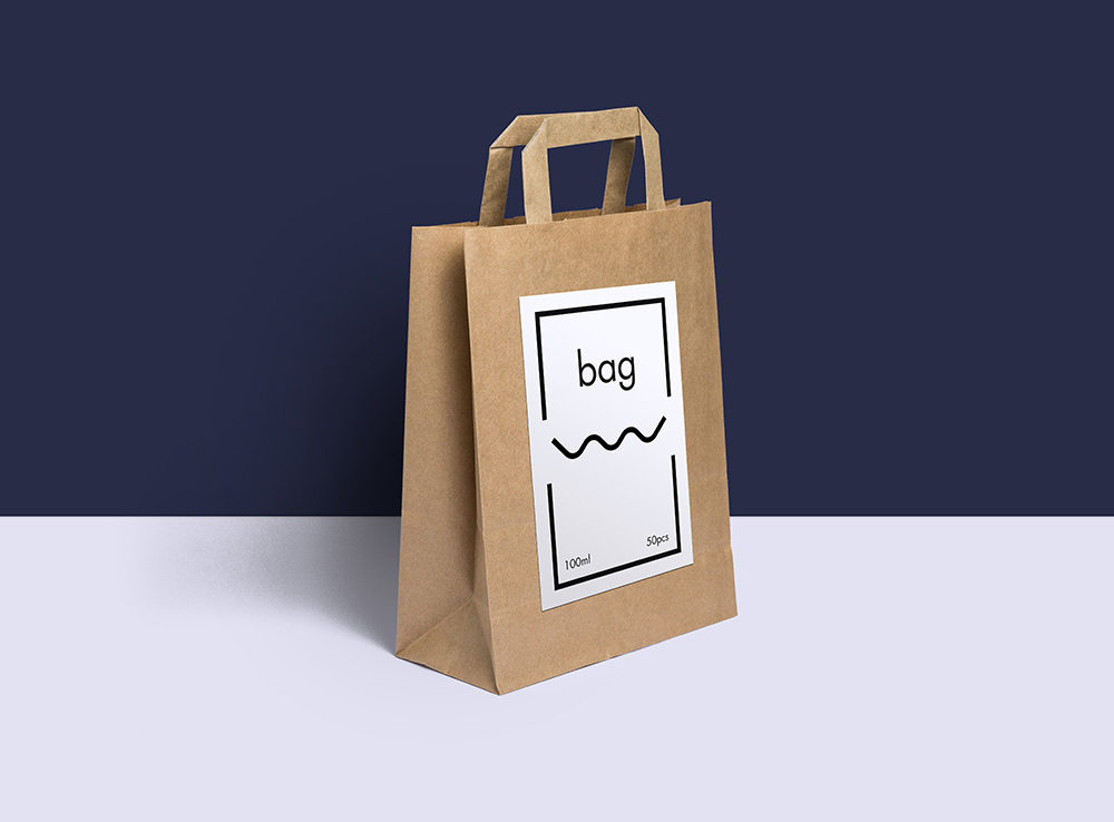 26+ Download Paper Bag Mockup Template Psd Free&nbsp;PSD