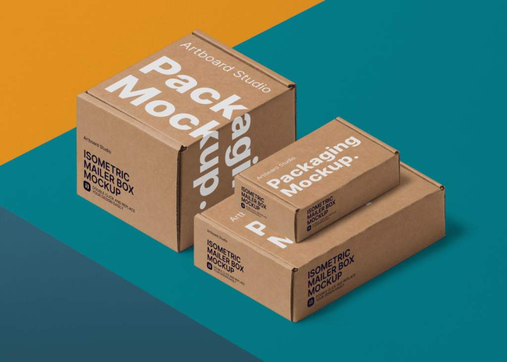 30+ Download Mockup Packaging Box Free PSD