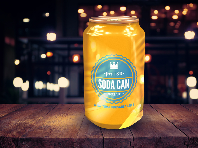22+ Download Soda Can Photoshop Mockup PSD