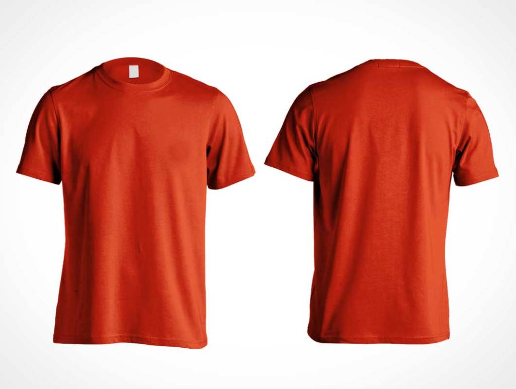 14+ Download Shirt Mockup Back And Front PSD