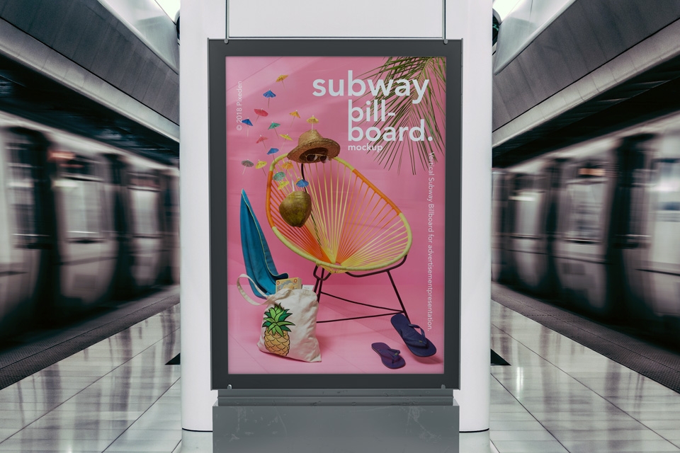 23+ Download Subway Banner Mockup&nbsp;PSD