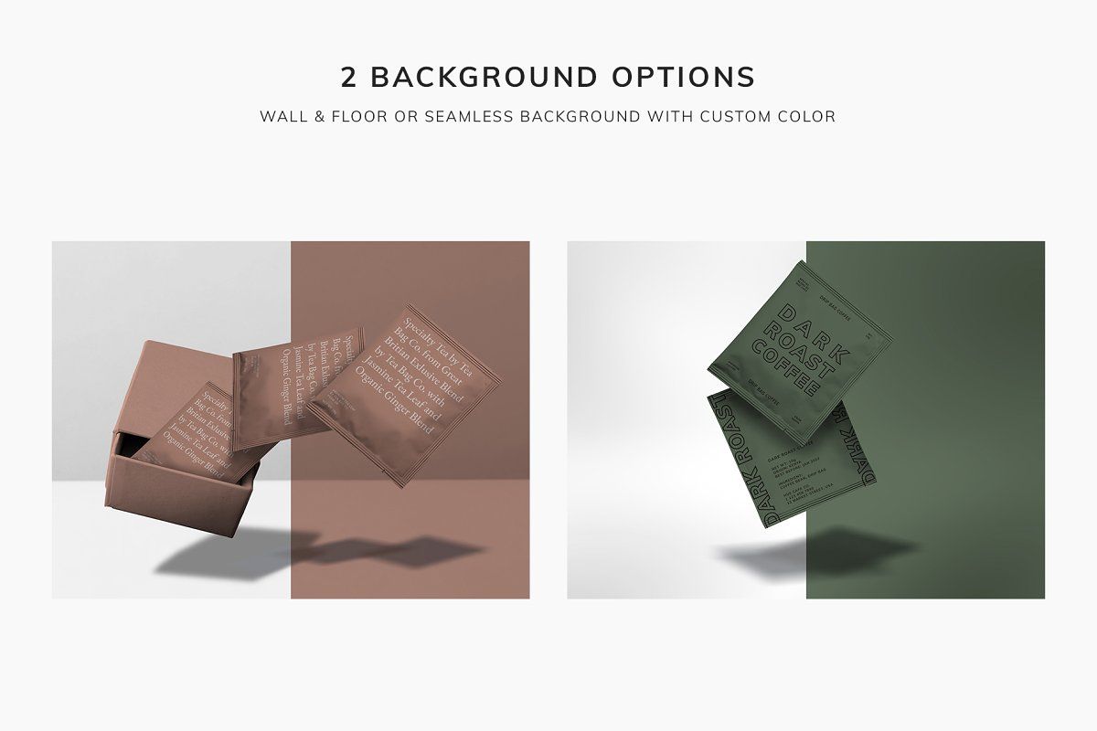 Easily place your artwork inside smart objects. 1545 Tea Bag Mockup Amazing Psd Mockups File Free Psd Mockup World Design Assets