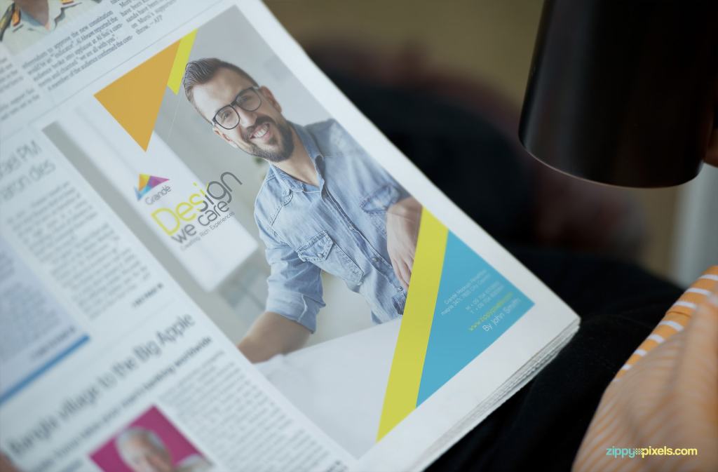 33+ Download Newspaper Advertisement Mockup&nbsp;PSD