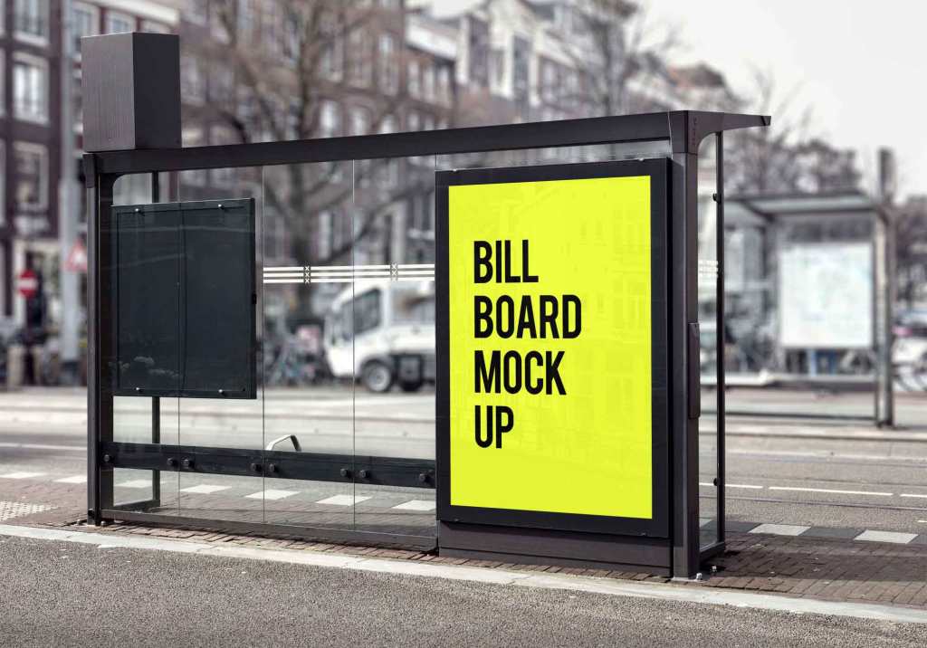 21+ Download Bus Shelter Mockup Free&nbsp;PSD