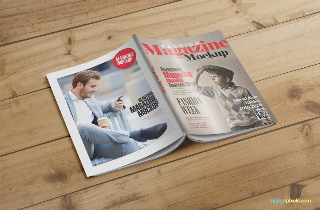 28+ Download Magazine Front And Back Cover Mockup PSD