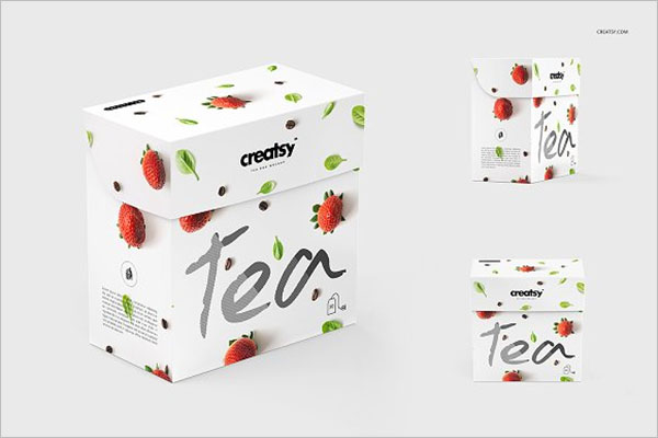27+ Download Tea Box Mockup Free PSD